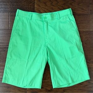 Nike Golf Shorts Mens 32 Neon Green Dri-FIT Tour Performance Stretch Lightweight